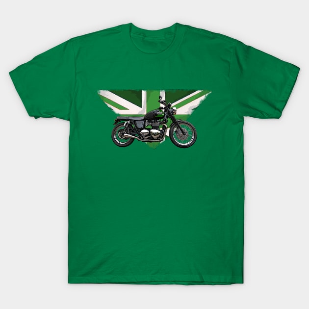 Green Flag T-Shirt by motomessage